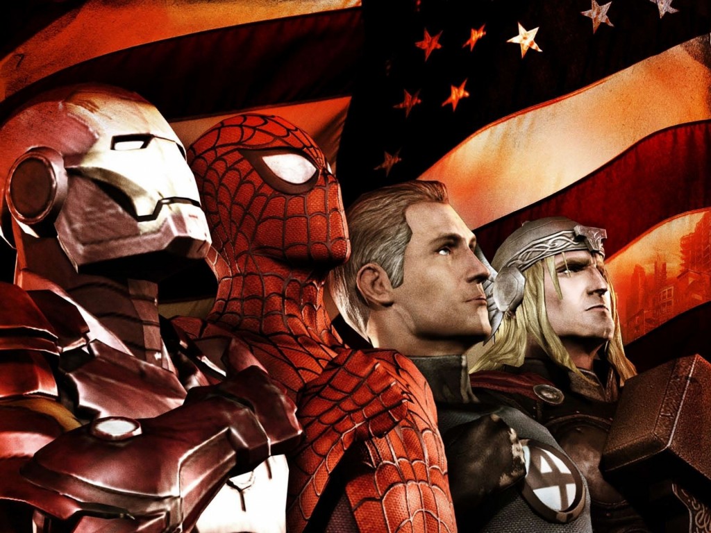 Name the Marvel hero in this photo from wallsave.com. 