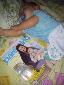 The magazine with sleeping Nicholas