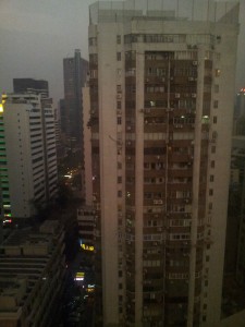 Taken from the twins' room, this is how a local apartment looks like.