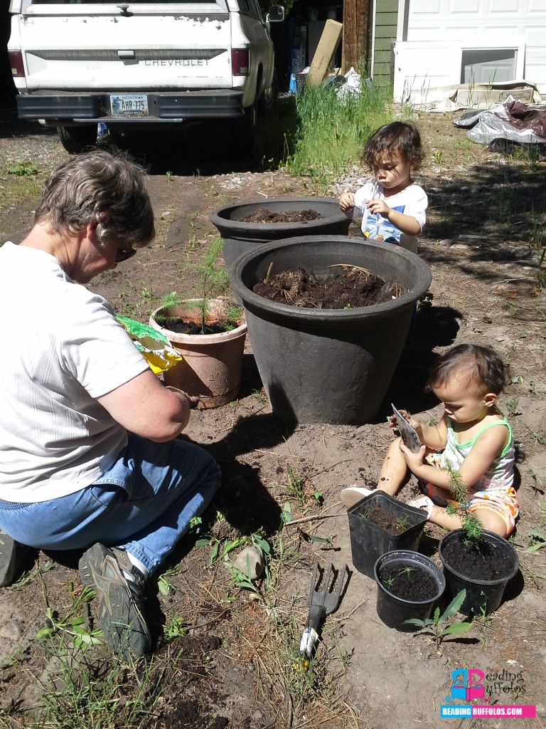 Gardening with Aunt Sheryl...