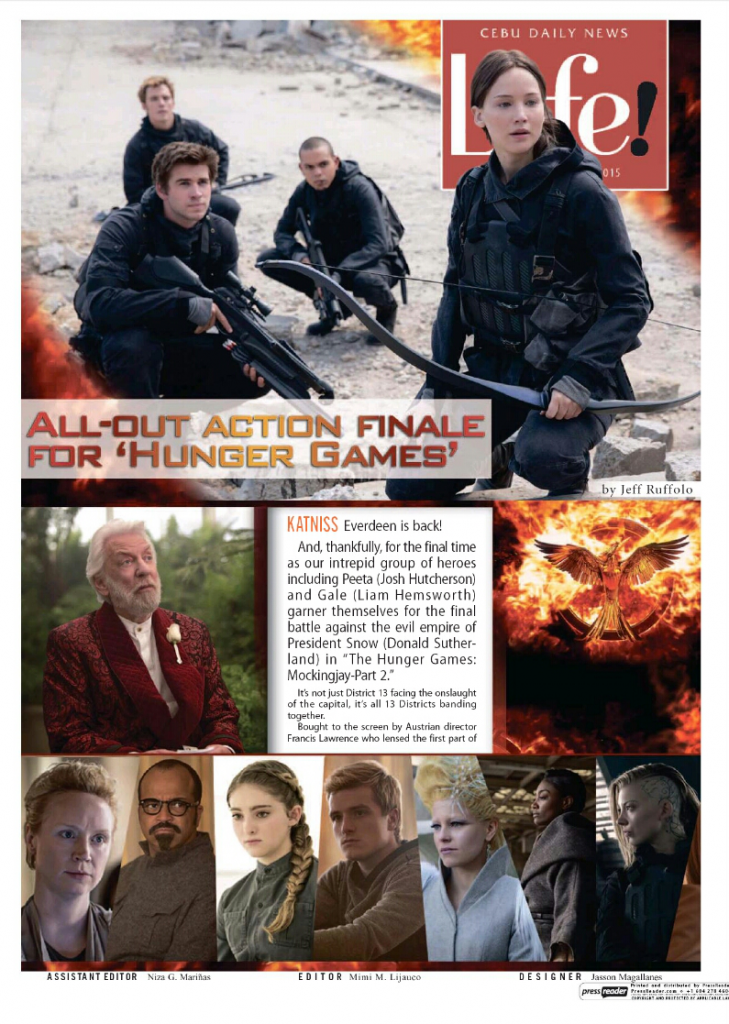 The Hunger Games Mockingjay Part 2  - CDN Movie Review - readingruffolos 1