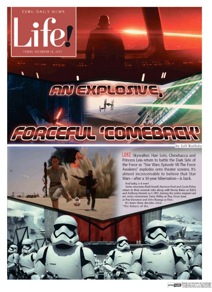 Dec 18 - Star Wars Force Awakens - CDN review - readingruffolos 1