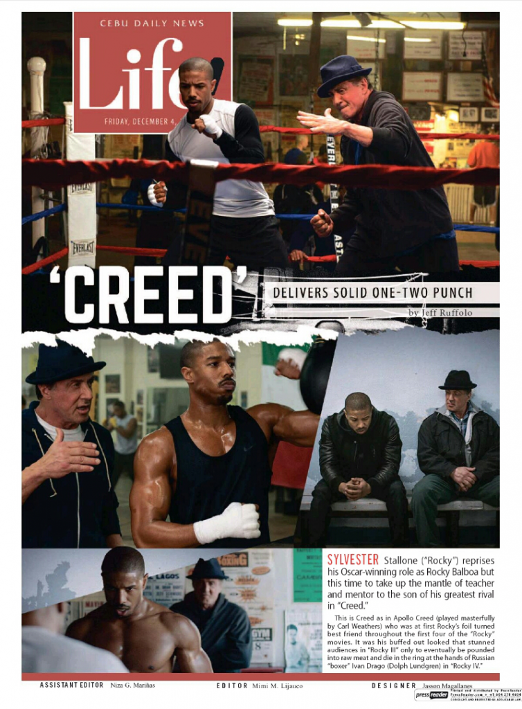 Dec 4 - Creed - CDN review - readingruffolos 1