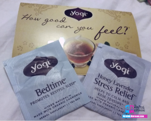 Free samples - reading ruffolos - yogi tea
